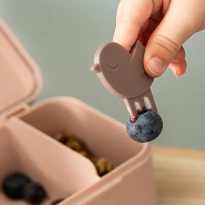 Snackbox avec piques snack Tiny Farm Rose