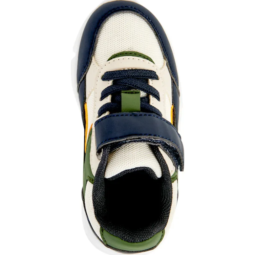 Sneakers à empiècements contrastés pour bébé garçon