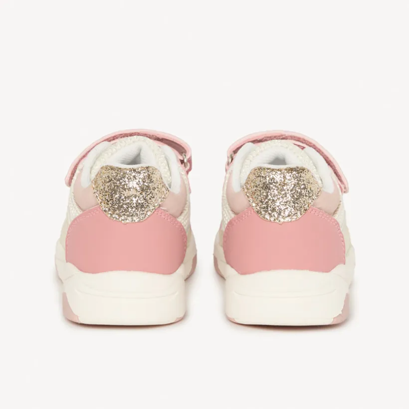 Sneakers à empiècements pailletés pour bébé fille