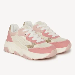 Sneakers à empiècements pailletés pour fille