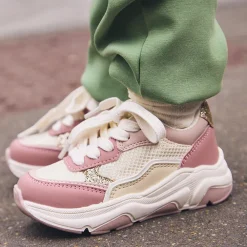 Sneakers à empiècements pailletés pour fille