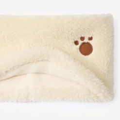 Snood uni effet moutonné doublé en micropolaire pour bébé