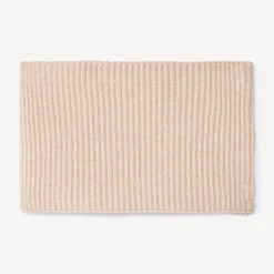 Snood uni en tricot doublé sherpa pour fille