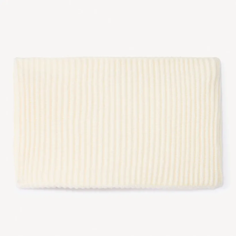 Snood uni en tricot doublé sherpa pour fille