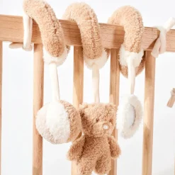 Spirale Teddy bouclette - Ecru/Caramel