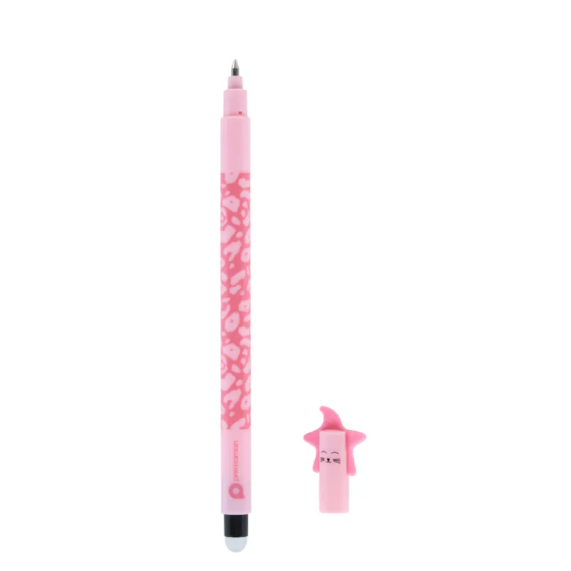 Stylo chat à encre gel effaçable