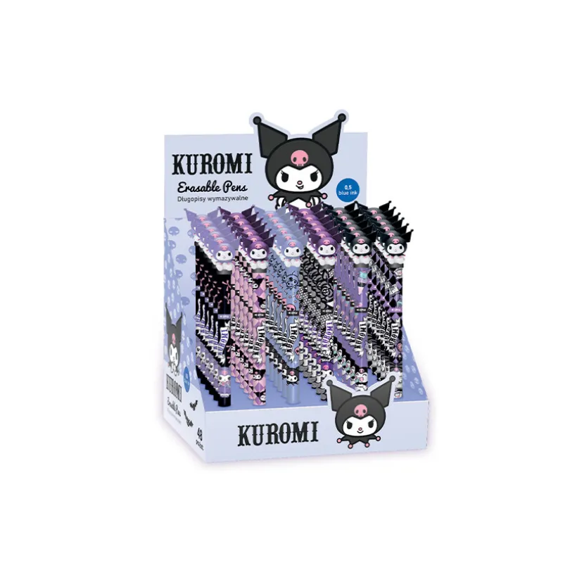 Stylo effaçable Kuromi Hello Kitty et ses amis (modèle aléatoire)