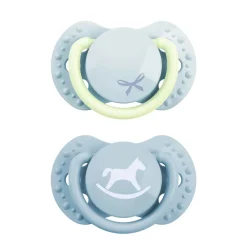 Sucette Dynamic Silicone Newborn Babyshower Blue