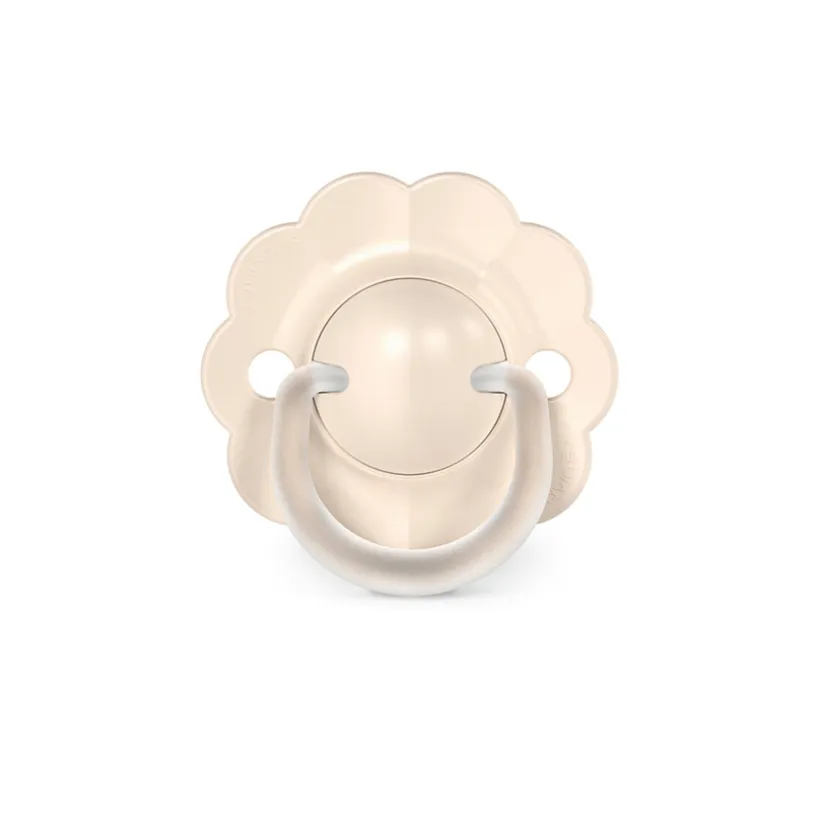 Sucette physiologique en silicone SX PRO Wonder 0-6 mois beige