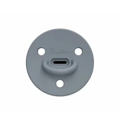 Sucette silicone Choo Choo x1 extra-fine Blue Grey T1