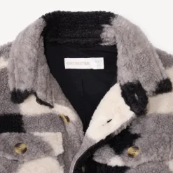 Surchemise à carreaux en sherpa pour garçon