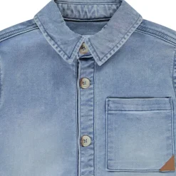 Surchemise effet denim à poches pour garçon