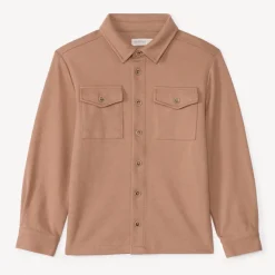 Surchemise en molleton uni pour garçon