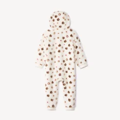 Surpyjama en sherpa avec capuche fantaisie pour fille