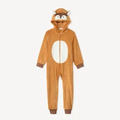 Surpyjama en sherpa à broderie faon pour garçon