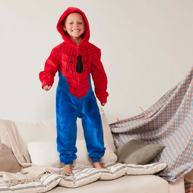 Surpyjama en sherpa Spider-Man Marvel pour garçon