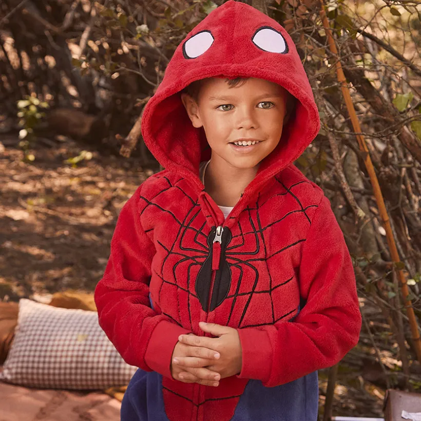 Surpyjama en sherpa Spider-Man Marvel pour garçon