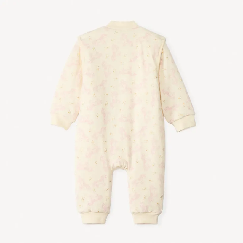 Surpyjama imprimé à manches amovibles pour bébé fille