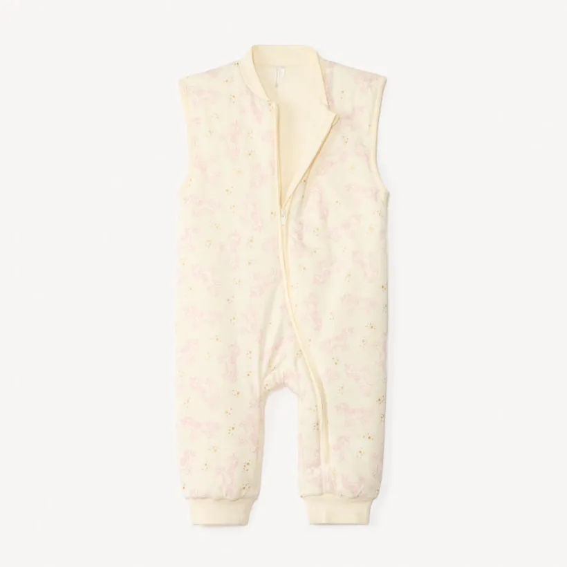 Surpyjama imprimé à manches amovibles pour bébé fille