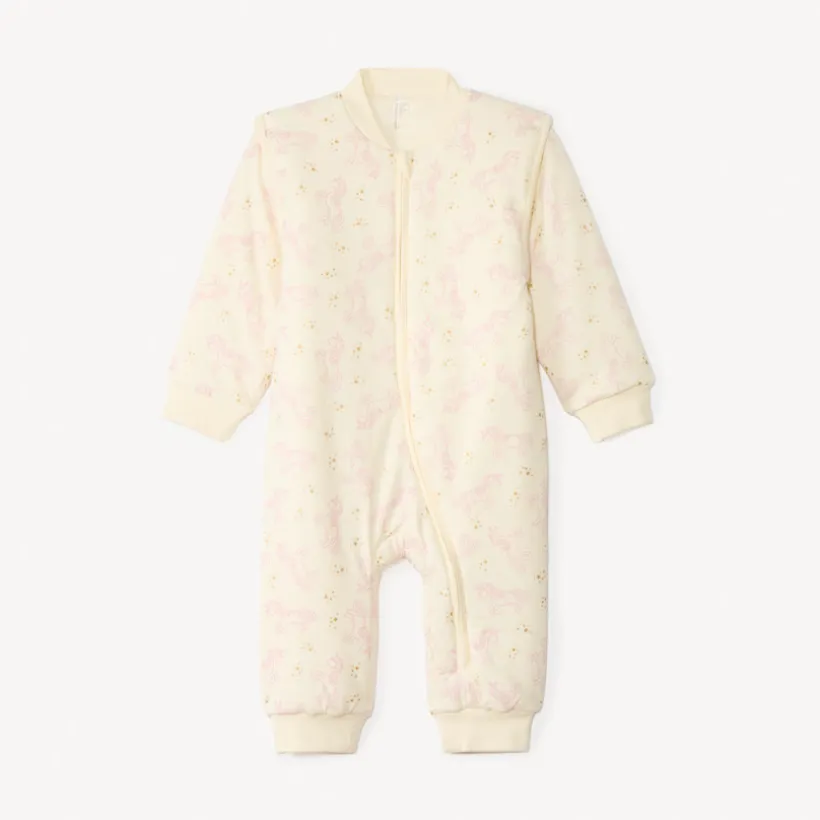 Surpyjama imprimé à manches amovibles pour bébé fille
