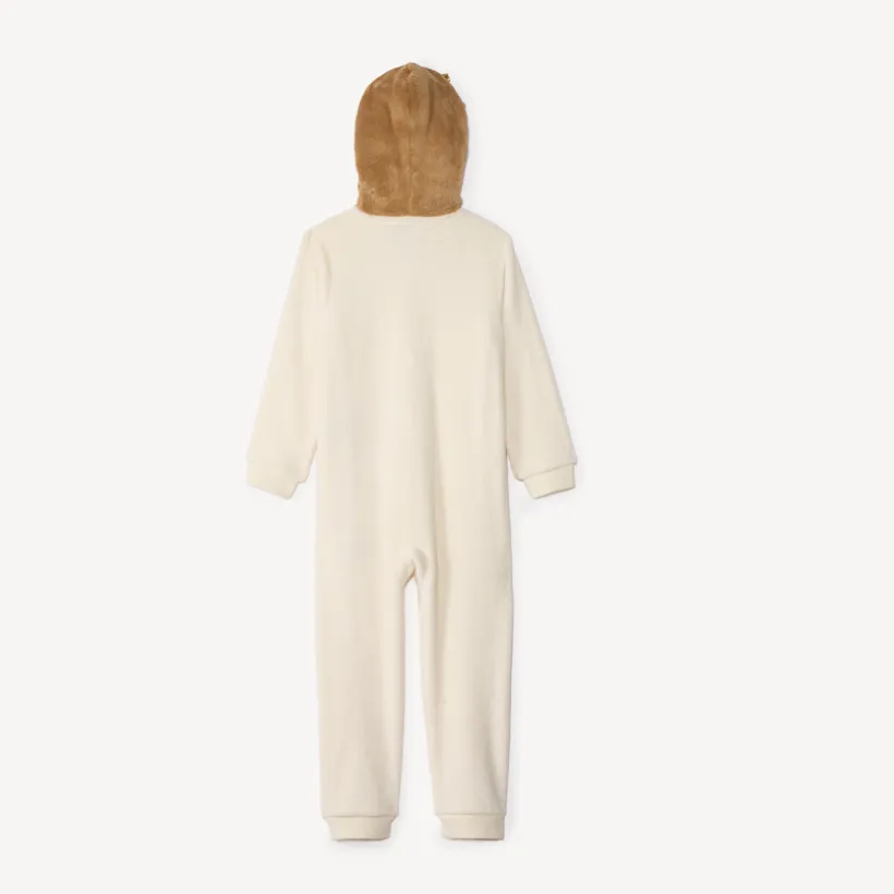 Surpyjama ludique de Noël en sherpa pour fille