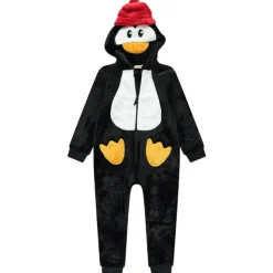 Surpyjama pingouin en sherpa