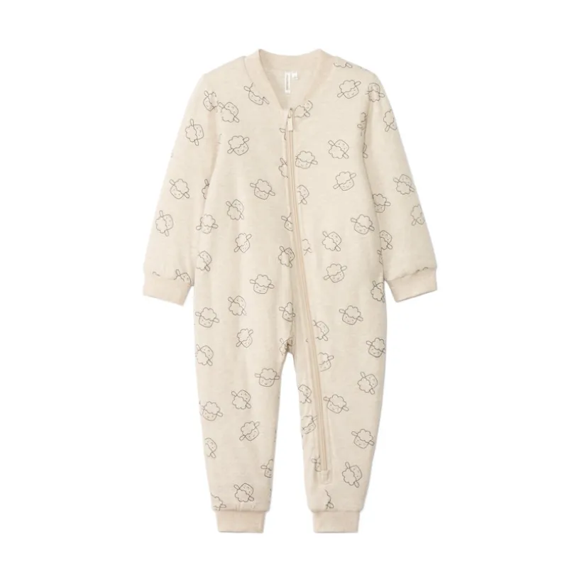 Surpyjama rembourré à imprimé moutons pour bébé