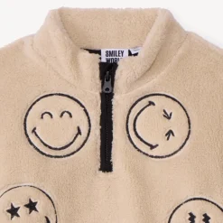 Sweat camionneur en sherpa SmileyWorld pour garçon