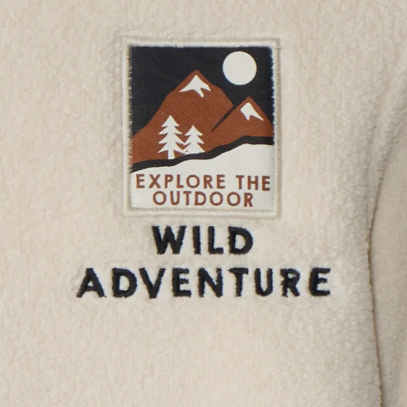 Sweat à capuche en sherpa pour garçon