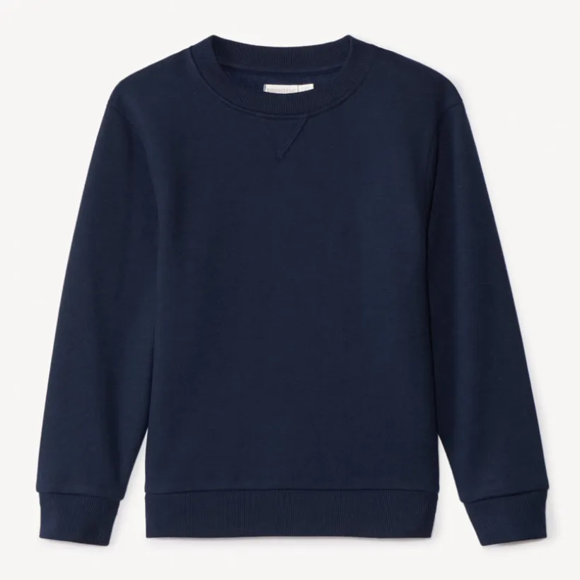 Sweat en molleton gratté uni pour garçon