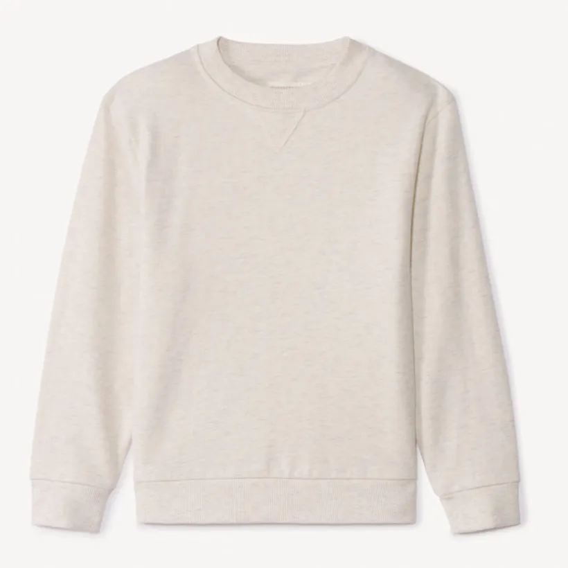 Sweat en molleton gratté uni pour garçon
