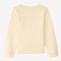 Sweat en molleton imprimé fantaisie pailleté pour fille