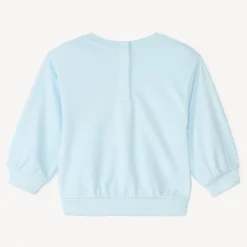 Sweat en molleton motif fantaisie en bouclette pour bébé fille
