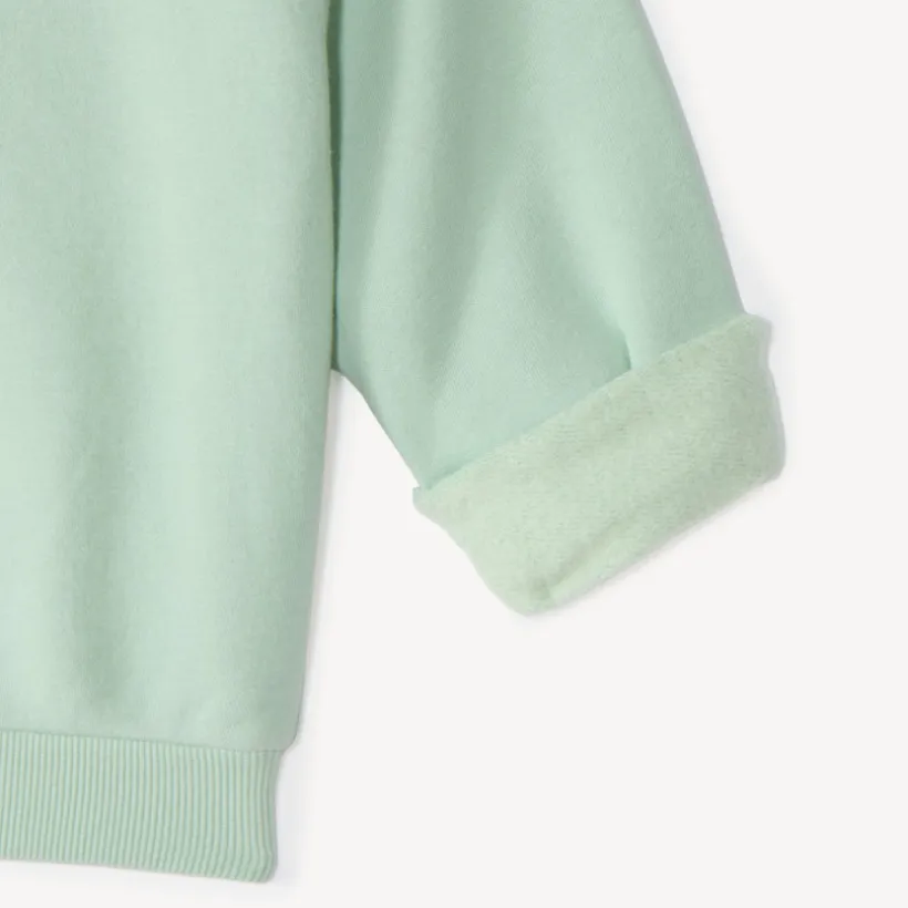 Sweat en molleton print fleuri pour fille