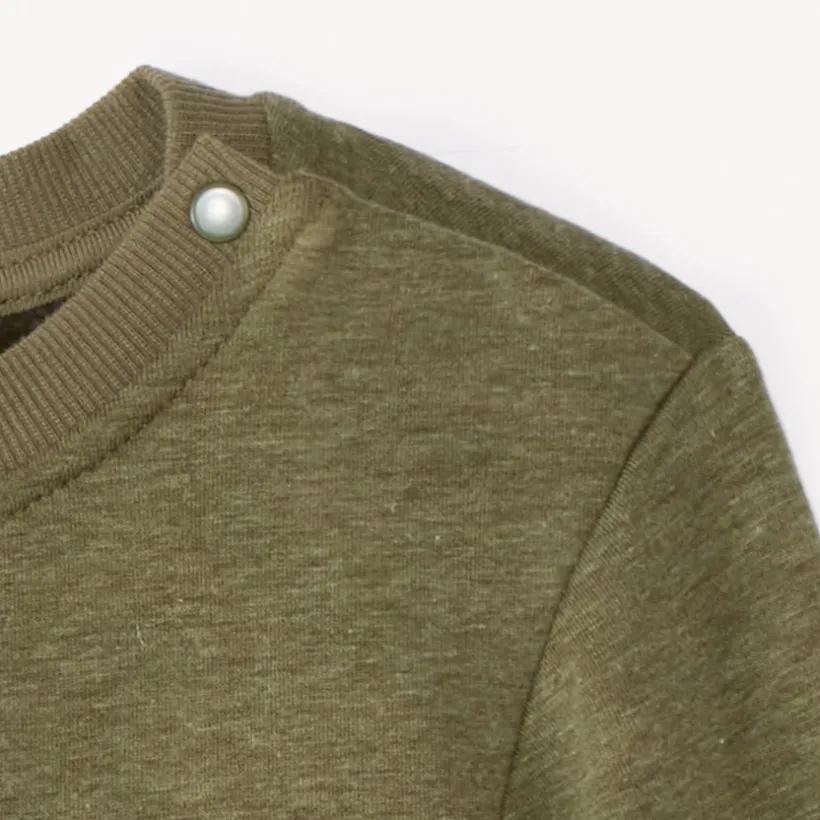 Sweat molleton avec broderie loop animal pour bébé garçon