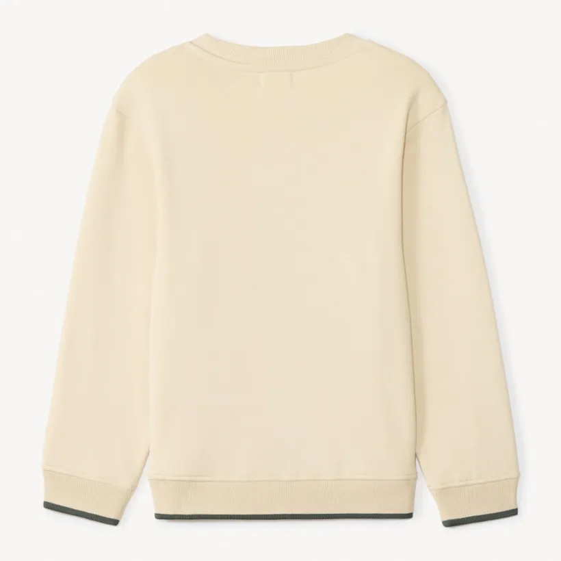 Sweat molleton avec broderie effet bouclette pour garçon