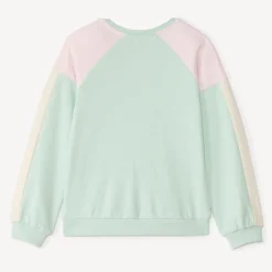 Sweat molleton effet color block pour fille