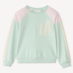 Sweat molleton effet color block pour fille