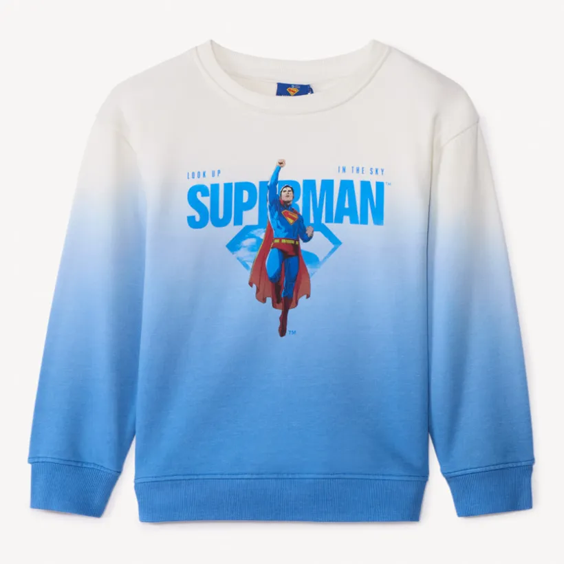 Sweat molleton effet dégradé Superman Warner pour garçon