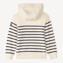 Sweat molleton esprit marinière pour garçon