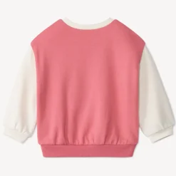 Sweat molleton glitter print licorne et broderie pour bébé fille