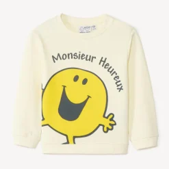 Sweat molleton Monsieur Heureux pour bébé garçon