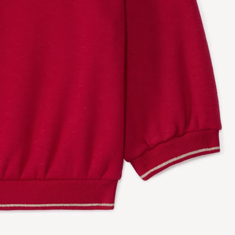 Sweat molleton motif sapin de Noël pour bébé fille