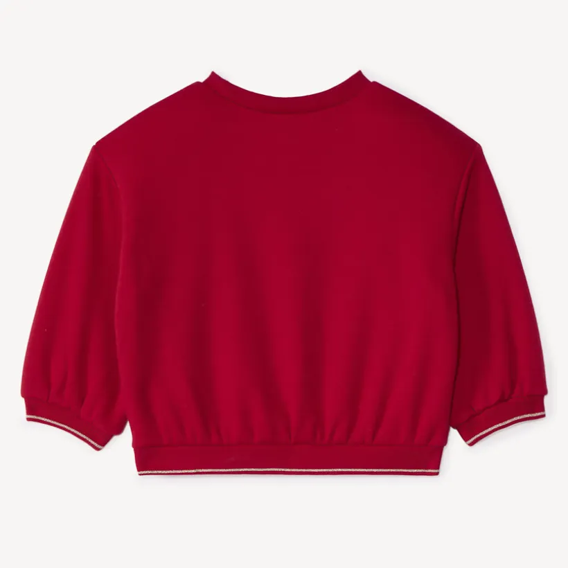 Sweat molleton motif sapin de Noël pour bébé fille