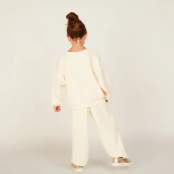 Sweat molleton oversize à cording pour fille