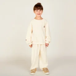 Sweat molleton oversize à cording pour fille