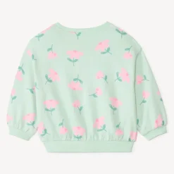 Sweat molleton oversize imprimé pour bébé fille