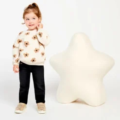 Sweat molleton oversize imprimé pour bébé fille