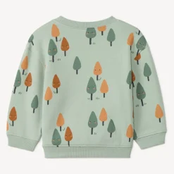 Sweat molleton oversize imprimé arbres pour bébé garçon