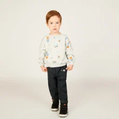 Sweat molleton oversize imprimé ski pour bébé garçon